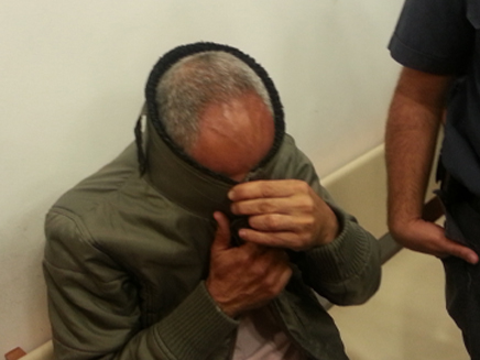 האב החשוד ברצח (צילום: עזרי עמרם, חדשות 2)