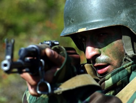 חייל גאורגי (צילום: צבא גאורגיה)