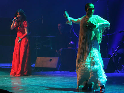 יסמין לוי בהופעה בפסטיבל תור הזהב אשדוד (צילום: לימור אדרי)