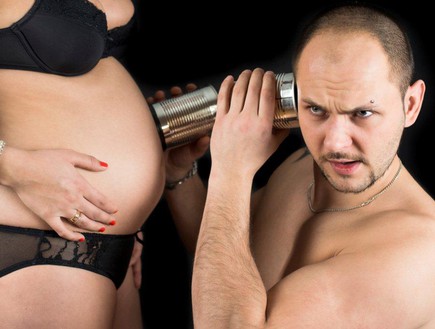 גבר ואישה בהריון (צילום: אימג'בנק / Thinkstock)