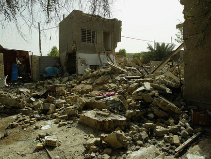 שכונה הרוסה בפאתי בגדד צילום גטי (צילום: Wathiq Khuzaie, GettyImages IL)
