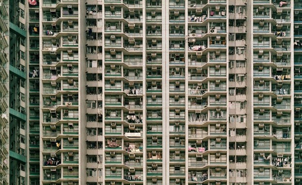 בניין, דירות הונג קונג (צילום: dailymail.co.uk)
