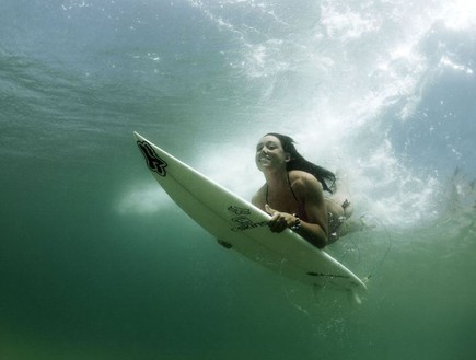גולשת, תמונות מתחת למים (צילום: Lucia Griggi)