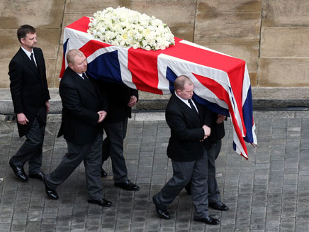 הלוויה הפוליטית הכי גדולה מאז צ'רצ'יל (צילום: רויטרס)
