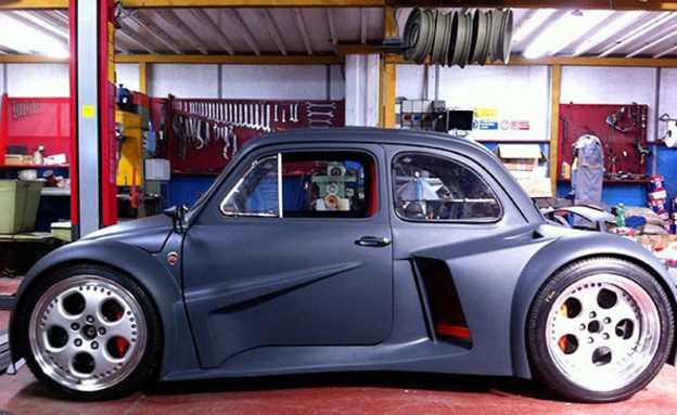 פיאט 500 עם מנוע למבורגיני