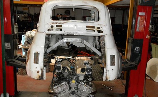 פיאט 500 עם מנוע למבורגיני