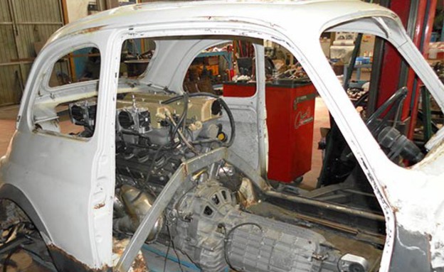 פיאט 500 עם מנוע למבורגיני