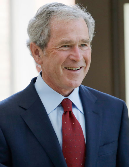 ג'ורג' W בוש (צילום: AP)
