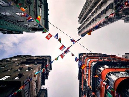 הונג קונג, דגלים (צילום: www.aovertical.com)