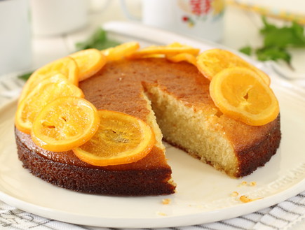 עוגת תפוזים וסולת (צילום: חן שוקרון, mako אוכל)