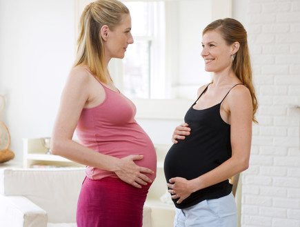 שתי נשים בהיריון- איבדתי חברה (צילום: Thinkstock)