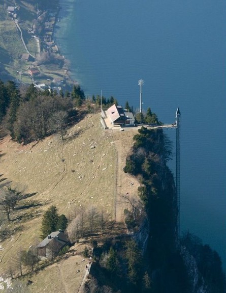 מלמעלה, המעלית החיצונית הגבוהה באירופה