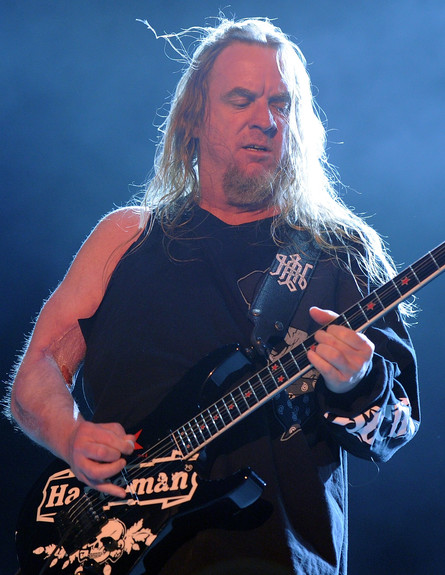 ג'ף האנמן, גיטריסט סלייר, Jeff Hanneman (צילום: Kevin Winter, GettyImages IL)