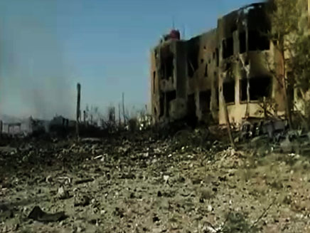נזקי התקיפה בדמשק, ארכיון (צילום: חדשות 2)