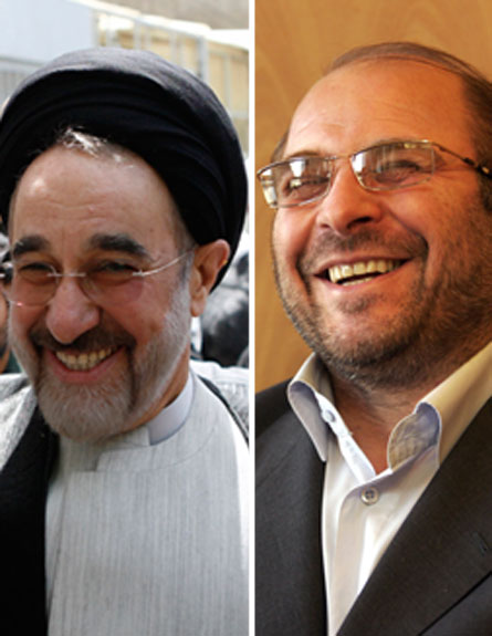 המועמדים: חטאמי, כאליבף ווליאטי המועמדים: חטאמי, כאליבף ווליאטי