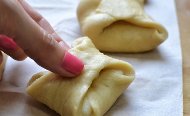 גביניות טבעוניות - הקיפול