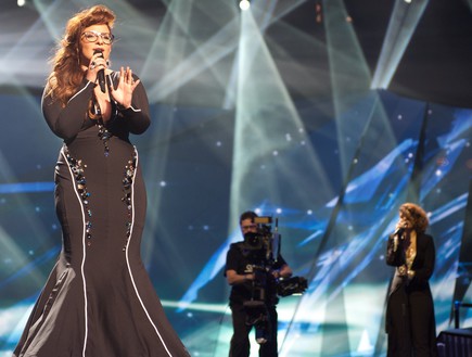 מורן מזור על הבמה אירוויזיון 2013 (צילום: סנדר הסטרמן, איגוד השידור האירופי)