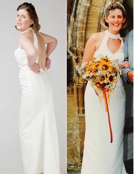 שמלות כלה לפני ואחרי (צילום: dailymail.co.uk)