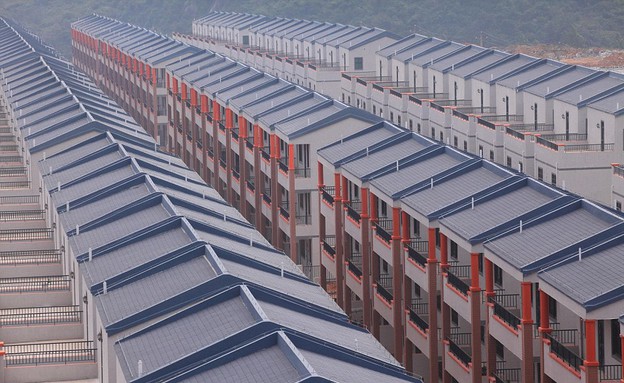 סין, השכונה הסינית גגות (צילום: China foto Press - Barcoft Medi)