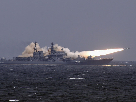 ספינת מלחמה רוסית (צילום: China Photos, GettyImages IL)