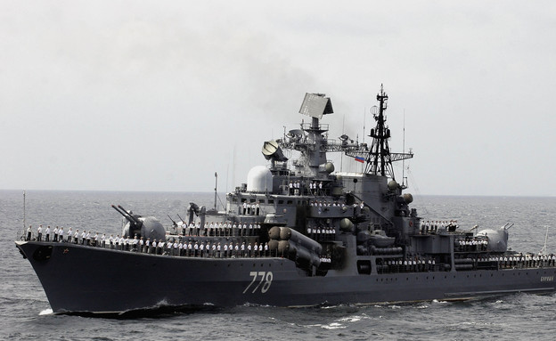 ספינת מלחמה רוסית (צילום: China Photos, GettyImages IL)