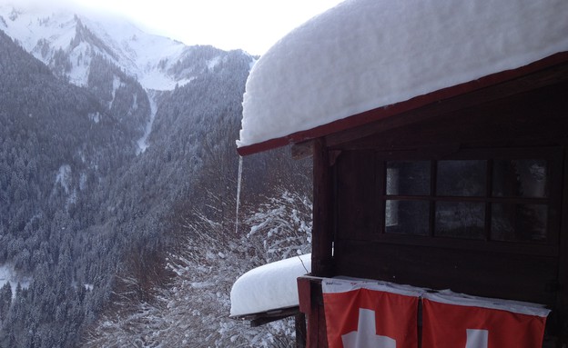 בית נופש, שוויץ צילום chalet Heidiחוץ שלג (צילום: chalet Heidi)