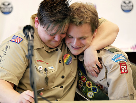 הצופים של אמריקה יקבלו הומואים (צילום: Stewart  F. House, GettyImages IL)