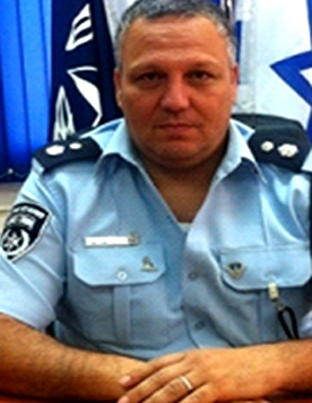 סנ"צ דוד שריקי, מפקד משטרת ערד החדש (צילום: חדשות 2)