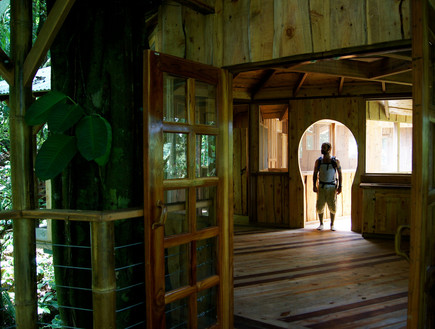 בית העץ, כניסה (צילום: fincabellavista.com)