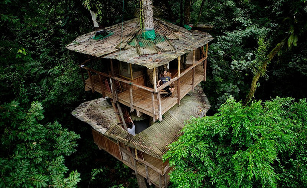 בית העץ, מבט מלמעלה (צילום: fincabellavista.com)
