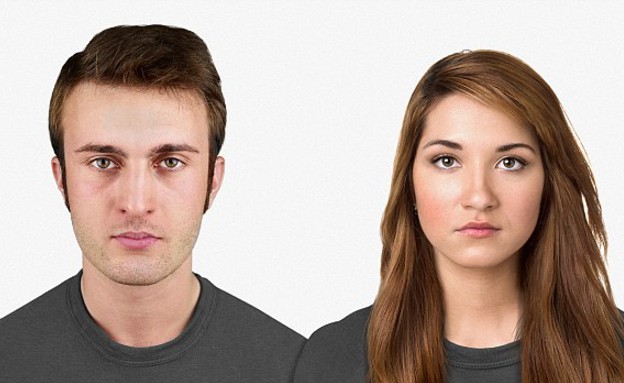 מחקר: איך פנים אנושיות ייראו בעוד שנים רבות