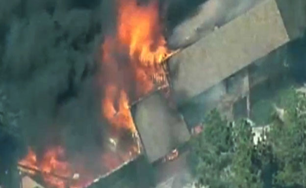 ארה"ב: שריפות ענק משתוללות בקולורדו (צילום: חדשות 2)