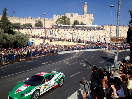 המירוץ בירושלים, היום (צילום: חדשות 2, דני קושמרו)