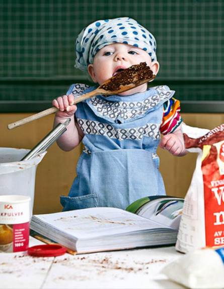 תינוקת שולטת - שוקולד (צילום: אמיל נייסטרום, מתוך אתר מאתר emilmedia.se, צילום מסך)