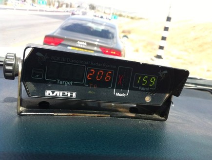 מכמונת מהירות (צילום: משטרת ישראל)