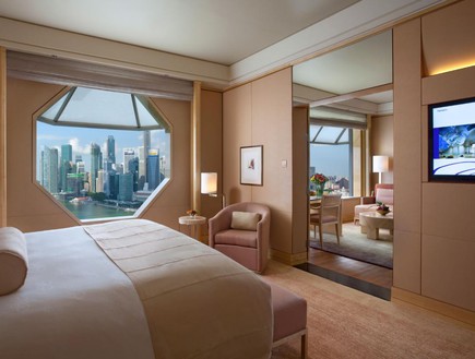 ריץ קרלטון, סינגפור, נוף ממלונות (צילום: luxurytraveladvisor.com)