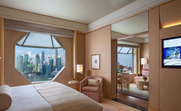 ריץ קרלטון, סינגפור, נוף ממלונות (צילום: luxurytraveladvisor.com)