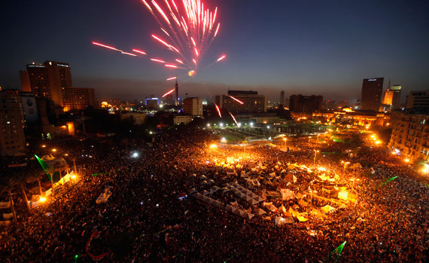 כיכר תחריר, הפגנות במצרים (צילום: רוייטרס)