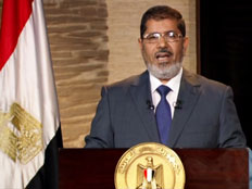 מוחמד מורסי  ,נשיא מצרים (צילום: חדשות 2)