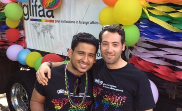 שלום ומייקל זוג הומואים ישראלי אמריקני (צילום: תומר ושחר צלמים)
