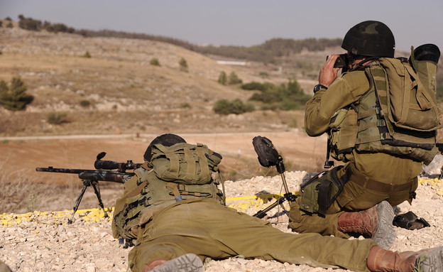 תחרות צלפים במתקן אדם (צילום: בן אברהם, עיתון "במחנה")