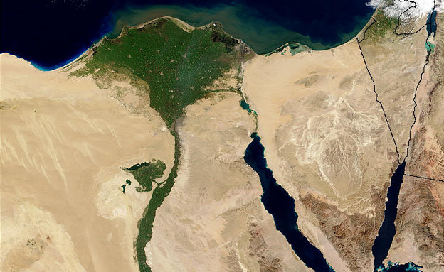 מפת מצרים
