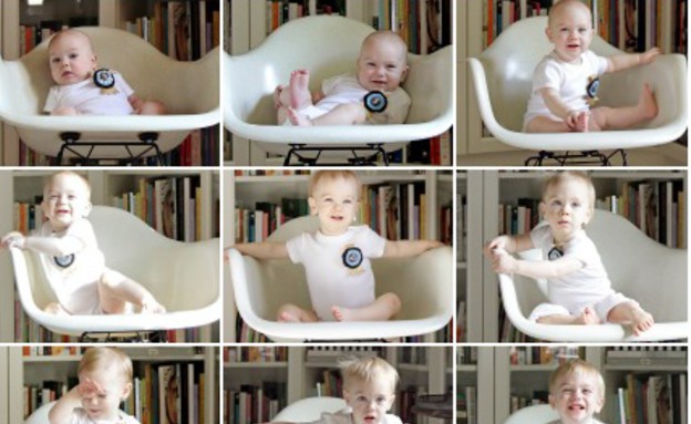 מעקב גדילה - ילד על כסא (צילום: מתוך הבלוג makingitlovely.)