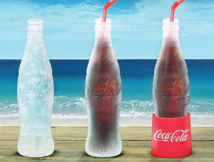 בקבוק הקרח של קוקה קולה (צילום: coca-colacompany.com)