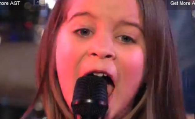 הילדה שצעקה בתחרות הכשרונות (צילום: youtube.com)
