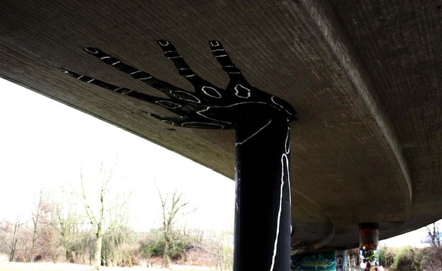 אמנות רחוב, עמוד גשר (צילום: www.domeone.de)