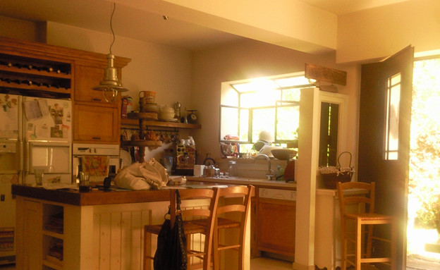 ענת גיא, מטבח לפני (צילום: צילום ביתי)