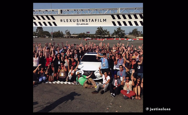 לקסוס פרסומת אינסטגרם