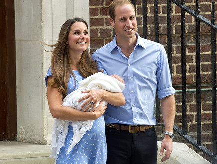 וויליאם, קייט והתינוק המלכותי (צילום: Ben A. Pruchnie, GettyImages IL)
