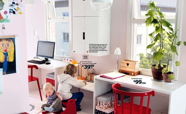 קטלוג 2014, חדר ילדים (צילום: צילום מסך מתוך אתר IKEA)